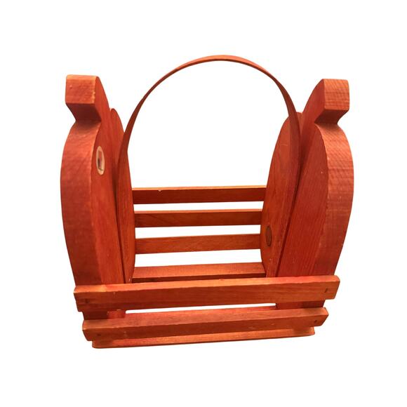 Sawmill Critters Jack O Lantern Pumpkin Handmade Basket Tennesee Signed - Picture 4 of 8